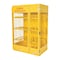 Vestil Yellow Cylinder Cabinet Horizontal 12 Cylinder Capacity CYL-H-12 - alternate 2